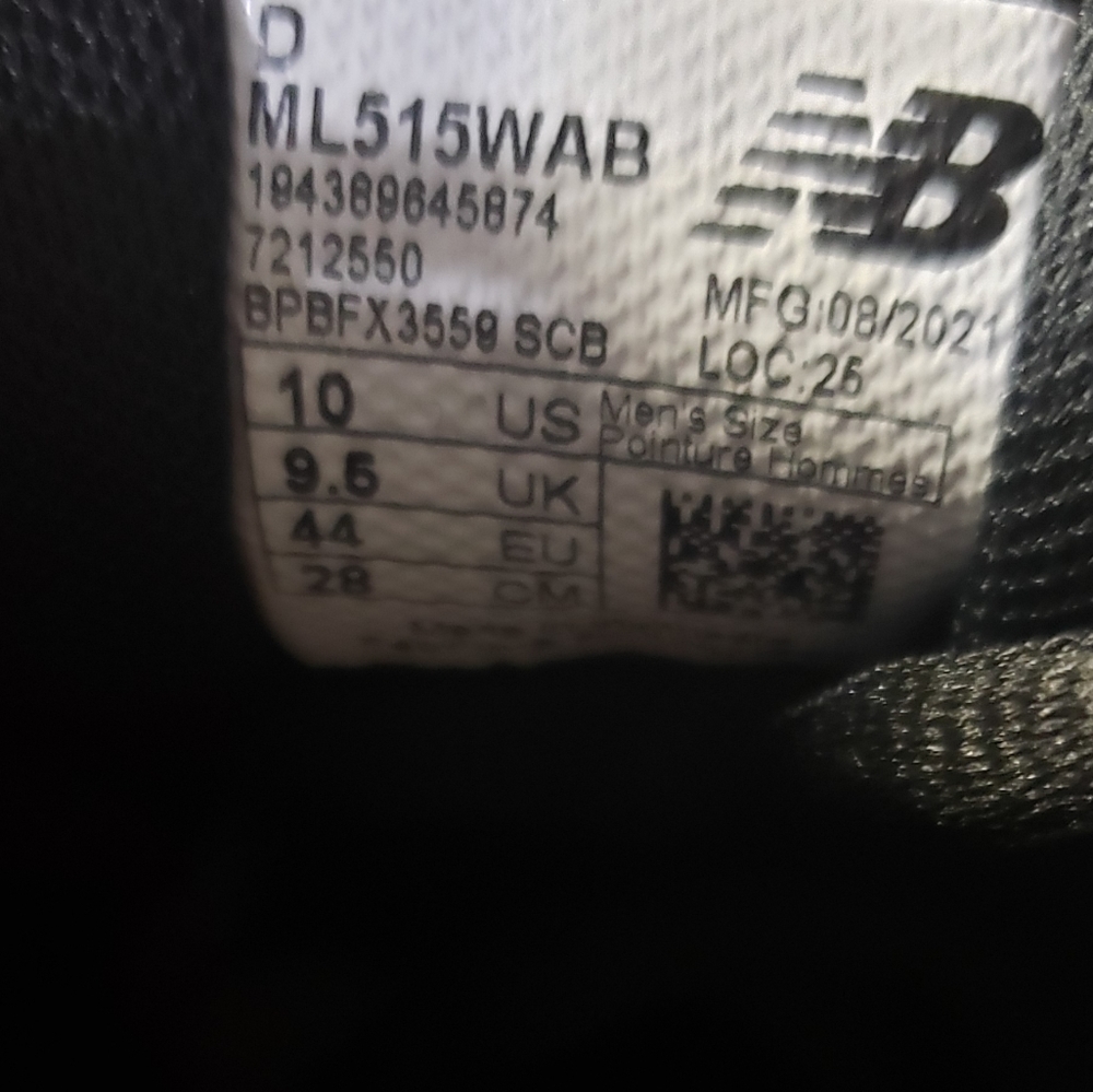 Brand New..515 New Balance size 10